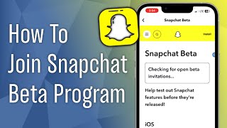 How to Join Snapchat Beta [upl. by Daffie506]