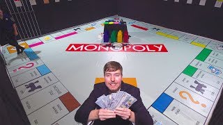 Giant Monopoly Game With Real Money [upl. by Nagek]