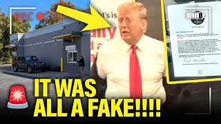 Trump FAILED STUNT at CLOSED McDonalds Gets REVEALED [upl. by Otsirave]