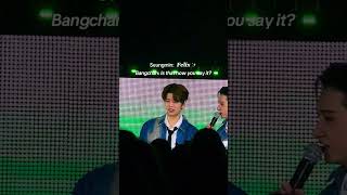 Seungmin speaking Australian English with Bangchan and Felix StrayKids Seungmin Bangchan Felix [upl. by Narahs984]