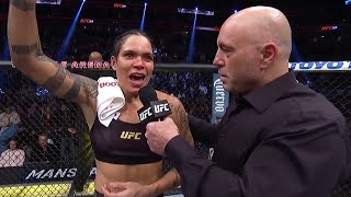 UFC 269 Amanda Nunes Octagon Interview [upl. by Nauqaj]