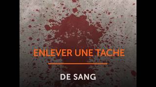 Enlever une tache de sang [upl. by Rainie]