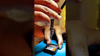 Smart watch battery 🔋 replacement 💲⚒️shortsfeed shortsyoutube shorts [upl. by Ahse]