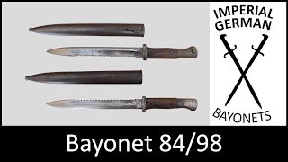 German Bayonet WW1 8498 With Sawback Episode 100 [upl. by Chantalle]