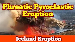 Huge Crack Caused Amazing Phreatic Eruption Iceland KayOne Volcano Eruption Update [upl. by Enomaj206]