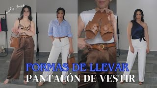 Formas de llevar pantalón de vestir casual [upl. by Rebmyt]