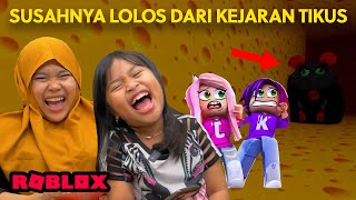 GAK BOLEH TERIAK SELAMA DIKEJAR TIKUS  CHEESE ESCAPE  Roblox SenjaFirsta [upl. by Zuleika525]