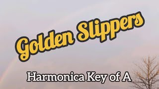 Golden Slippers Key of A 110 BPM  Harmonica bbtbluegrassbackingtracks [upl. by Lubba473]