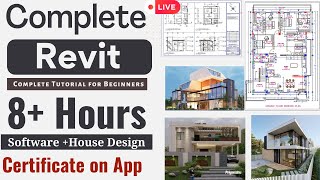 Complete Revit Beginners Tutorial  Revit Tutorial with Detailed Project [upl. by Ahaelam]