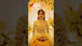 Bride Haldi ceremony 💛🌼 haldiceremonyyellowoutfitweddingbrideflowershowerbeautifulbride [upl. by Nash873]