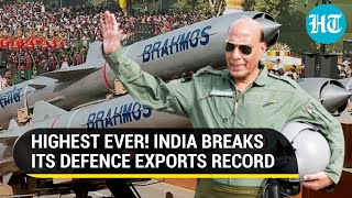 India records highestever defence exports at ₹13000 crore US turns biggest importer  Details [upl. by Vince]