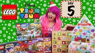 Day 5  LEGO amp Tsum Tsum Advent Calendars 2016  COUNTDOWN TO CHRISTMAS  KiMMi THE CLOWN [upl. by Nnaylloh]