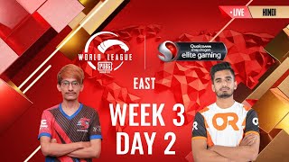 HINDI W3D2  PMWL EAST  League Play  PUBG MOBILE World League Season Zero 2020 [upl. by Enyrb]