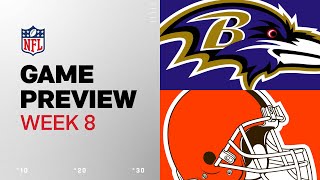 Baltimore Ravens vs Cleveland Browns  2024 Week 8 Game Preview [upl. by Vaughn]