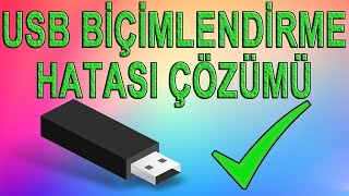 Usb Biçimlendirme Hatası Çözümü [upl. by Tiossem]