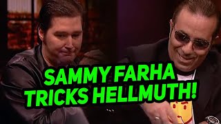 Phil Hellmuth Bad Call vs Sammy Farha OLD SCHOOL POKER [upl. by Gerta]