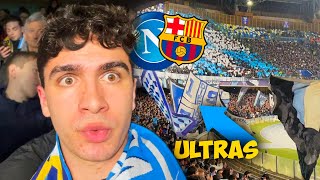 Nos INFILTRAMOS con los ULTRAS del NÁPOLES 🇮🇹 Vlog Napoli vs Barcelona 🏆 🔥 [upl. by Eeslehc]