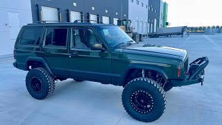 Fully Restored Jeep Cherokee XJ  46 Stroker  Immaculate build [upl. by Atirahc]