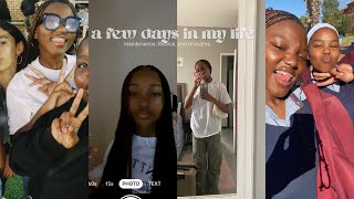 a few days in my life  maintenance end of exams  festivals  South African Youtuber [upl. by Nonnel]