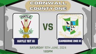 CORNWALL CRICKET  Camborne 2nd XI v Hayle 1st XI [upl. by Maddy]