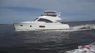 Riviera Belize 54 Daybridge Test 2016 by BoatTEST [upl. by Ettebab]