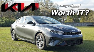 2023 Kia Forte GTline  All Specs amp Test Drive [upl. by Aihsetal]