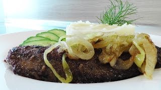 Шницель из печени помосковски Очень вкусно [upl. by Tsepmet]