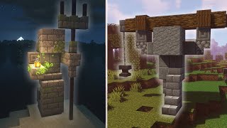 Minecraft 6 Beautiful Statues Build Hacks and Ideas [upl. by Roots35]