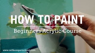 Beginners Acrylic Painting Course [upl. by Arukas]