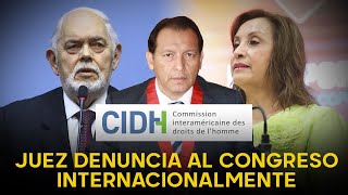 Juez se las canta toditas al Congreso y a Dina ante la CIDH quotEn mi país no hay independenciaquot [upl. by Russ]