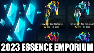 All Essence Emporium Chromas 2023 League of Legends [upl. by Ammadis322]