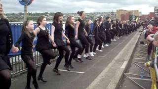 Derry Breaks the World Record for Riverdance in a line [upl. by Anirtal]