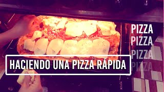 COMO HACER una pizza rápida en la cocina DE CASA ᵔᵔ [upl. by Ramey]