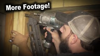 Prepping Rough Opening Door Frame  Extra Footage [upl. by Astrahan]