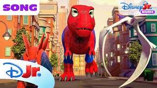 Marvels Spidey and his Amazing Friends Dino Webs Theme Song 🎶🦖🕸️  disneyjr [upl. by Hynes]