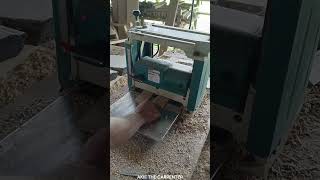 How to use the Makita Thickness Planer for smooth and even wood surfaces video I Akie The Carpenter [upl. by Ediva680]