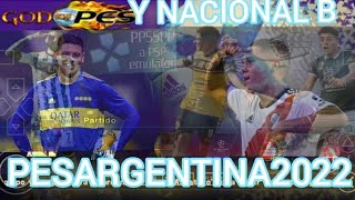 ¡ POR FIN PES ARGERTINA2022 para su emulador de psp y nacional B todo actualizado A 2022🇦🇷🇦🇷🇦🇷🇦🇷🇦🇷 [upl. by Oraneg]