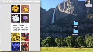 How to Make TallLong Pinterest Images [upl. by Brigette70]