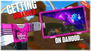 getting UNBANNED on DAHOOD 🤩 [upl. by Olivann932]