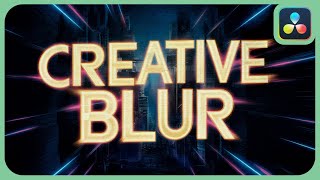 Use The Blur Node Creatively  DaVinci Resolve [upl. by Pennie]