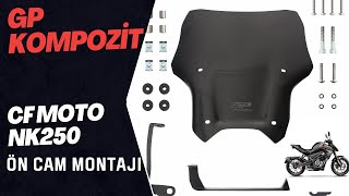 Gp Kompozit Cf Moto 250 Uyumlu Spor Ön Cam montajı nasıl yapılır [upl. by Naesad142]