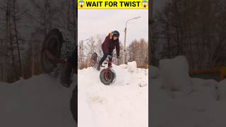 Made a Bicycle That Can Run On Snow😯😱 [upl. by Orford515]