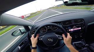 Volkswagen Golf 10 TSI 2017 Manual Gearbox  POV driving city highway district road [upl. by Eletnahc407]