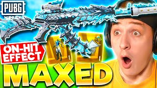 MAXED LEVEL 8 GLACIER AKM HIT EFFECT ❄️ NEW ULTIMATE CRATE OPENING [upl. by Shelly558]