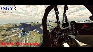 VR Flight with Super Etendard in VR SKY Fighter Jets 2024 [upl. by Aysan131]