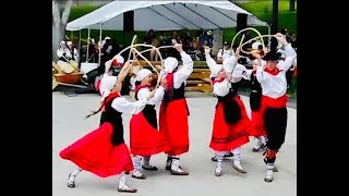 Uztai Txiki Basque hoop dance Elko Basque Festival 2019 [upl. by Theona]