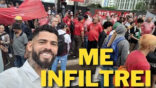 Fui na Manifestação do PT na Avenida Paulista  Ao vivo [upl. by Stanzel]