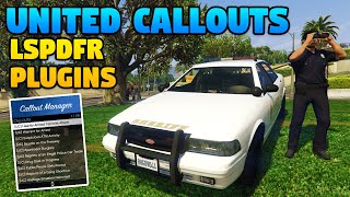 How To Install UNITED CALLOUTS  LSPDFR Plugins [upl. by Enihpesoj389]