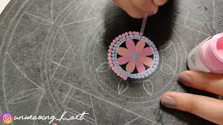 Dot Mandala Art using Pastel colours art16 Step by Step Mandala Painting [upl. by Meit]