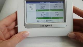 Honeywell Evohome Bedieneinheit nach euren Wünschen einstellen [upl. by Tteragram]